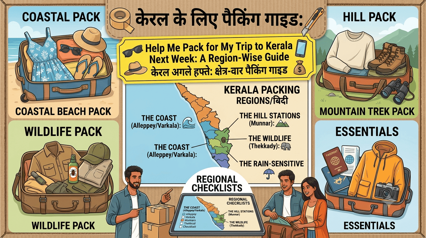 Help Me Pack for My Trip to Kerala Next Week